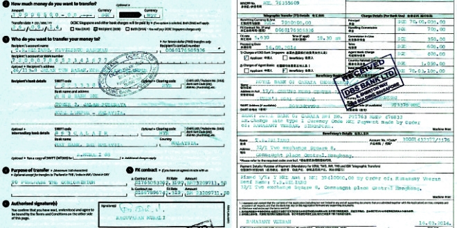 ‘Fake Bank documents’ says NPF (TR camp)