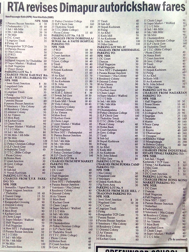 Auto fares revised; New auto rickshaw permits not to be issued
