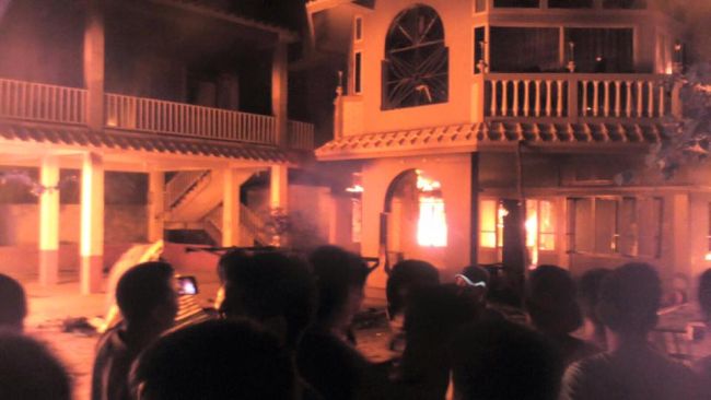 Minister, 5 MLA’s houses set on fire in Manipur