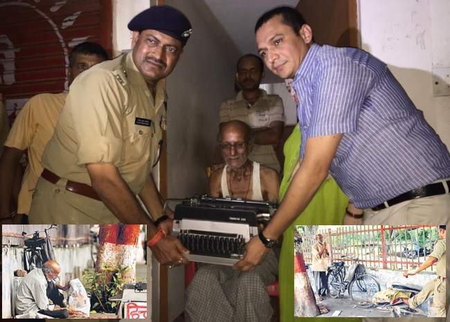 Cop smashes old man’s typewriter, chief minister orders suspension