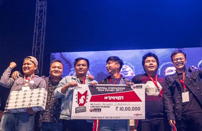 Mizo band  Avora Records win Hornbill Rock Contest title