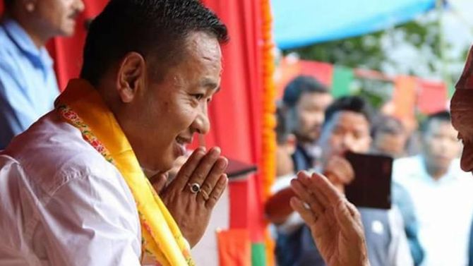 P.S. Golay sworn in as Sikkim Chief Minister