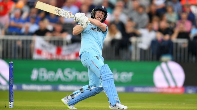 England’s Eoin Morgan smashes world record 17 sixes