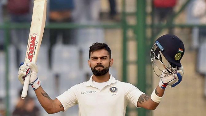 Virat Kohli breaks Tendulkar and Bradman’s records
