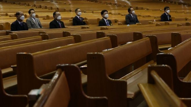 South Korea closes churches as coronavirus cases increase