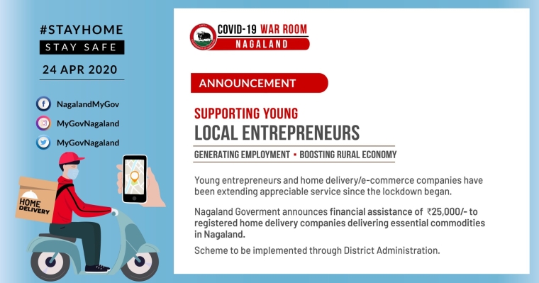 Financial assistance for home delivery companies