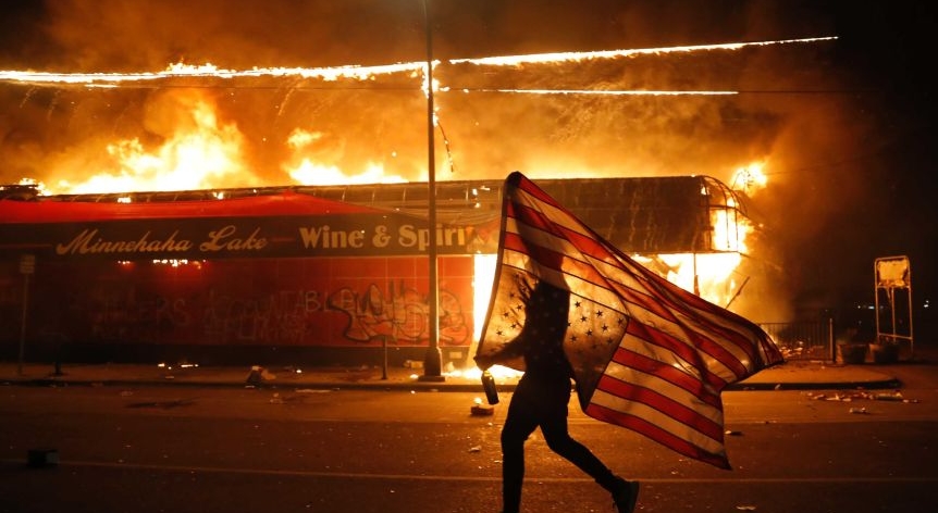 Donald Trump’s America burns as protests spread