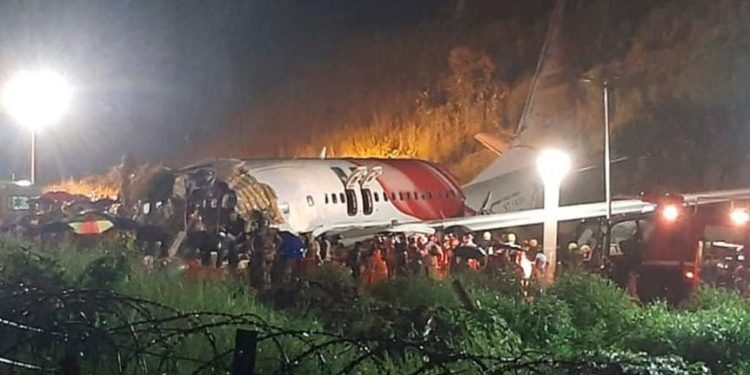 17 dead as Air India plane skids off runway in Kerala