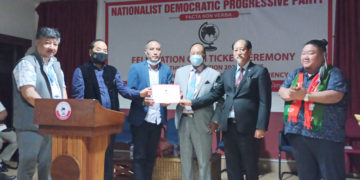Medo Yhokha gets NDPP ticket for 14-Southern Angami-I seat