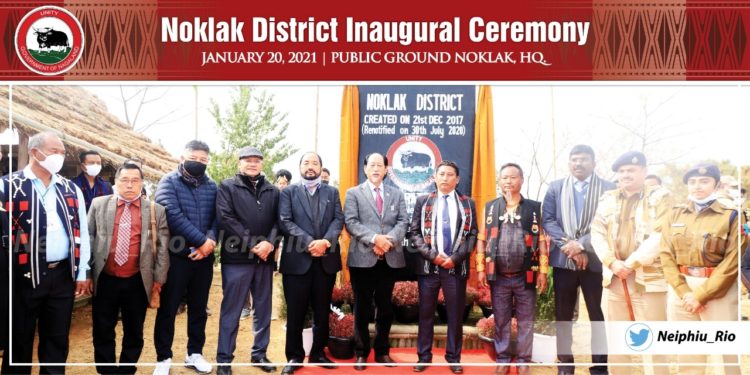 Rio inaugurates Noklak as Nagaland’s 12th district