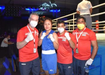 Mizo lady boxer Lalbuatsaihi wins Silver at Asian Boxing Championships