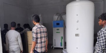 Oxygen plant installation in Dimapur in full swing