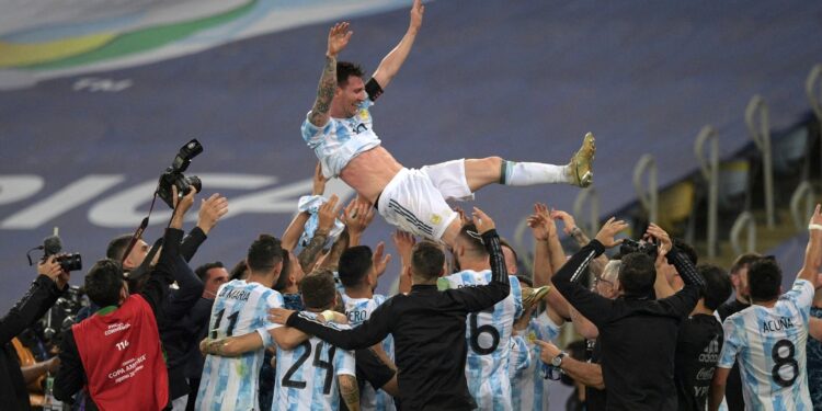 Messi Finally Lifts A Major International Cup for Argentina