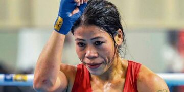 Mary Kom wins, moves to round of 16