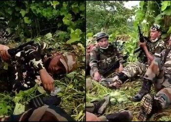 Watch: Assam CM shares video of Mizoram police “escalating” the tension