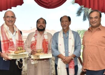 Rio meets Assam CM in Guwahati