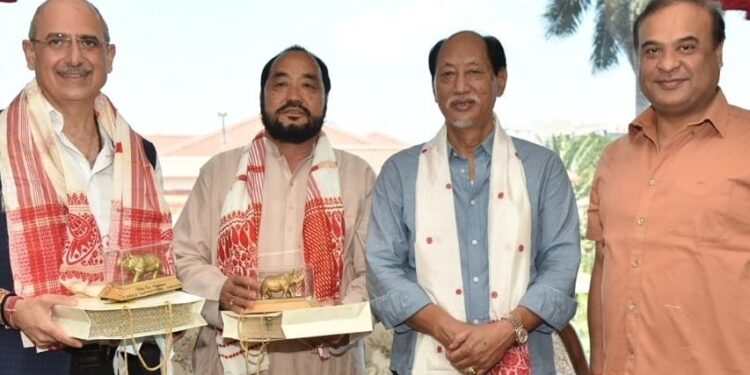 Rio meets Assam CM in Guwahati
