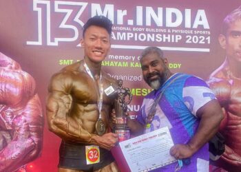 Kenny Soru wins 2nd place at Mr. India competition
