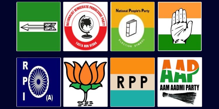 Political parties contesting in Nagaland state general election 2023