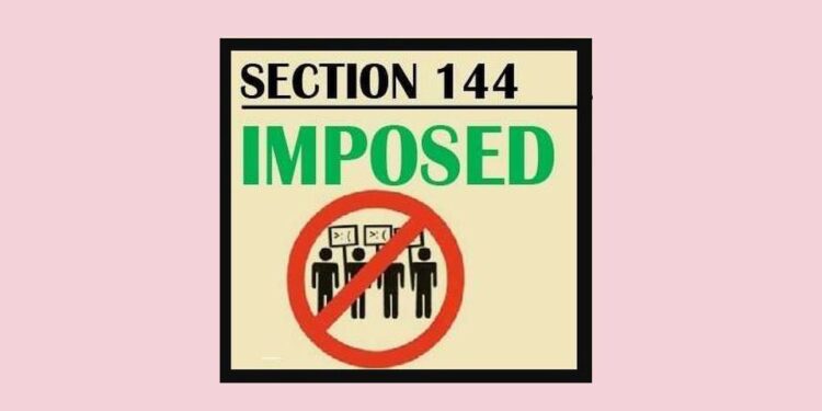 Section 144 CrPC imposed in 37-Tyui and 38-Wokha ACs