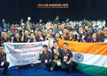 Nagaland chamber choir strikes gold in South Korea