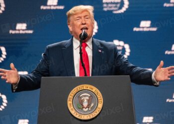 U.S. President Donald Trump at the 101st