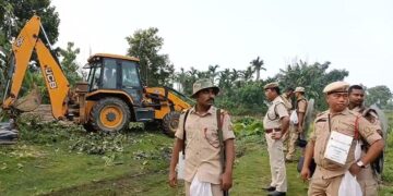 Mega eviction drive at Rengma  reserve forest