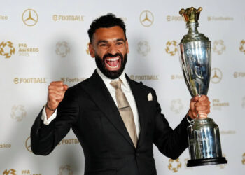 Mohamed Salah becomes first-ever three-time winner of the PFA Player of the Year award