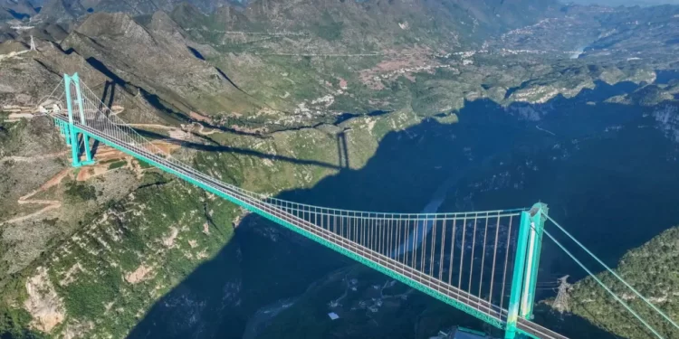 China opens world’s tallest bridge