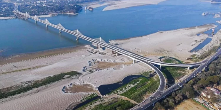 PM Modi inaugurates Rs 3,030 Crore bridge in Guwahati